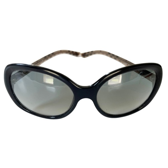 Burberry Women's Black Acetate Sunglasses Gray Gradient Lenses B 4077 3177/11 - Picture 1 of 10
